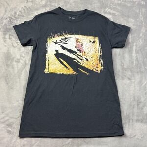 Korn Shirt Mens Small Black Follow The Leader Album Art Band Tee Ceremony Roses